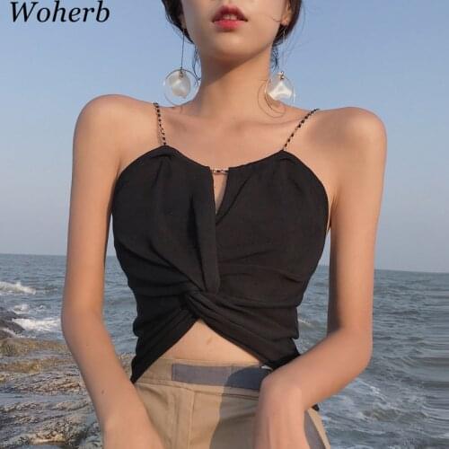 Woherb Sleeveless Blouses