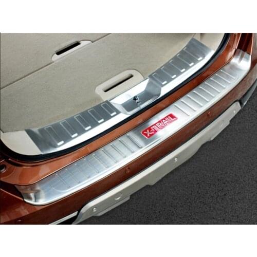 Stainless Steel Rear Bumper Protector Sill Trunk Guard Cover Trim For 2017 2018 Nissan X-Trail T32