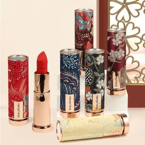 Oriental Classical Beauty Vintage Velvet Lipstick Matte Pigmented Waterproof Lasting Lip Makeup Silky touch Charming Cosmetics