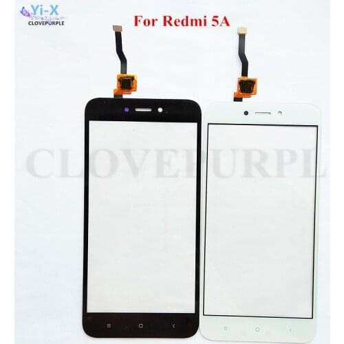 10PCS/Lot Touch Screen Panel Repair Parts for Xiaomi Redmi 5A TouchScreen Digitizer Front Touchpad Glass Panel Sensor