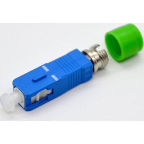 10pcs New Optical Fiber Connector SC Male-FC Female Single-Multi Mode FLange Coupler Connector Hybrid Adapter Special Wholesale