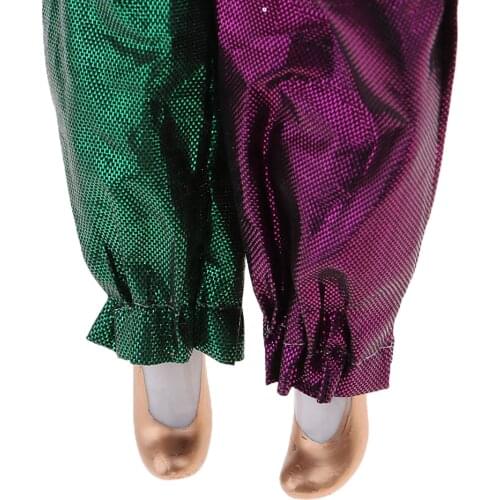 22cm Porcelain Doll Funny Clown Childrens Gift Interactive Toy (Green)