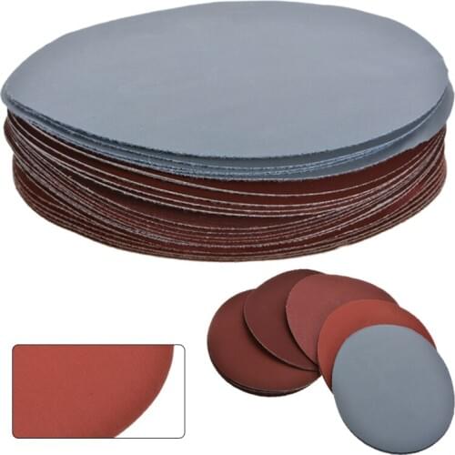 25Pcs 6 Inch 150mm Round Sandpaper Discs Sand Sheets Grit 600-3000 Hook & Look Polishing Sanding Disc For Abrasive Tools