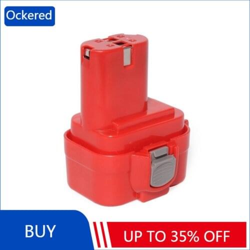 Ockered 9.6V 3000mAh Rechargeable Power Tools Battery for MAKITA 9120 9122 9133 9134 9135A 6222D 6260D L10 193977-7 638344-4-2