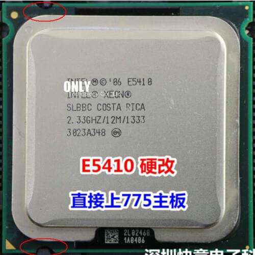 Free shipping E5410 XEON (2.33G/12M/1333) perfect support 775 pin board is equal to Q9400 quad core CPU