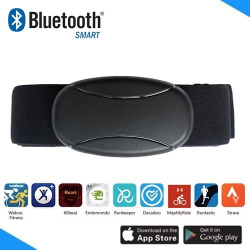 Bluetooth cardiofrequenzimetro con Fascia Toracica Fascia Cardio Fitness Frequenza cardiaca Bluetooth Smart Heart Rate Monitor