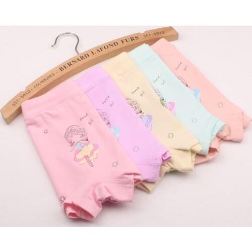 Childrens underwear, big boy boxer pants, organic cotton printing, increased girls' underwear, girl students' underwear