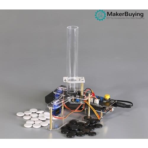 DIY Arduino Color Sorter,Black and white chess pieces sorting,arduino learning kit,STEM educational robot