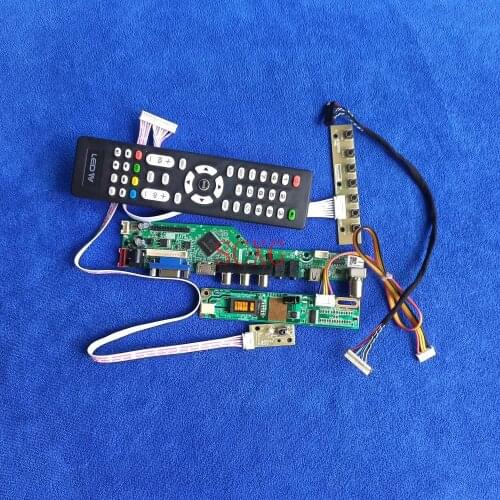 For B133EW01/LP133WX1 DIY Kit1280*800 VGA USB HDMI-compatible Signal Analog 1CCFL LVDS 20-Pin LCD screen controller driver board