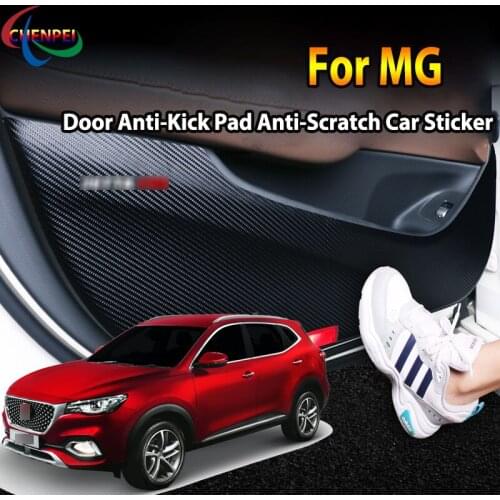 For MG ZS 2017-2021 GS 2015-2021 HS 2018-2021 Car Door Anti Kick Pad Protection Stickers Car Interior Decoration Accessories
