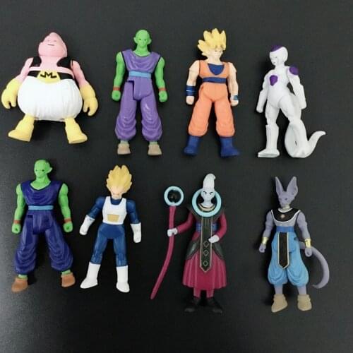 Dragon Ball Son Goku Vegeta IV Broli Majin Buu Frieza Piccolo Joints Movable Action Figure Model Ornament Toys