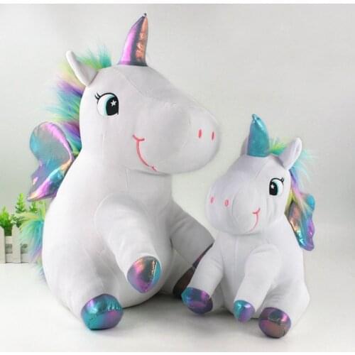 35-50cm 2 Styles Cartoon Cute Unicorn Plush Toys Stuffed Animals Dolls Birthday Gifts for Children