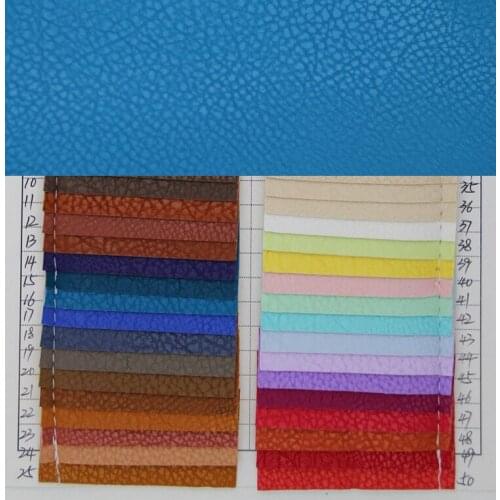 Artificial leather for furniture Semi PU Litchi faux leather fabric leather fabric black and many colors