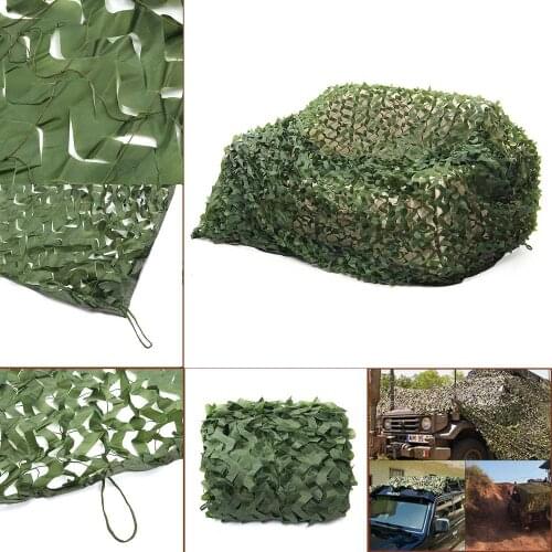 Multi-size Army Green Camouflage Net Camo Net Ultralight Car Camping Garden Tent Awning Sun Shelter Filet Camouflage Mesh