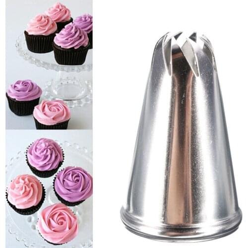 Stainless Steel DIY Icing Piping Tips Cake Cream Piping Nozzle Parsty Fondant Cake Decorating Tools