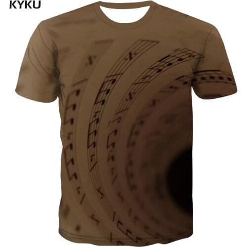 KYKU Men's T-shirts With Inscriptions