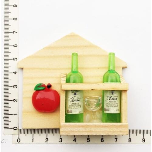 Fridge Magnet Creative Travel Commemorate Crafts 3D Ornaments Magnetism Resin Material Refrigerator Stickers