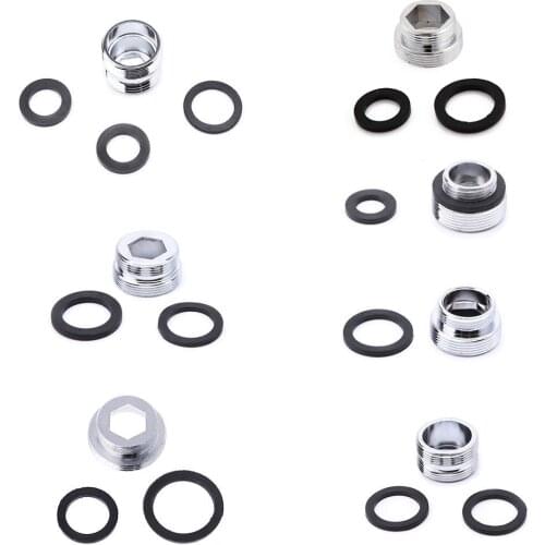 Mini Outside Thread Adapter Kitchen Bathroom Brass Faucet Aerator Connector G1/2-28mm To 22mm Tap Water Saving Aerator Hardware