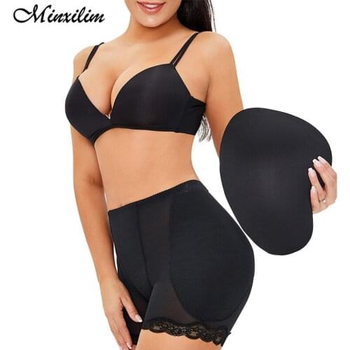 New Sexy Mesh Hip Low Waist Sponge Padded Butt Lifter Control Panties Buttocks Enhancer Shapewear For Womens Underwear