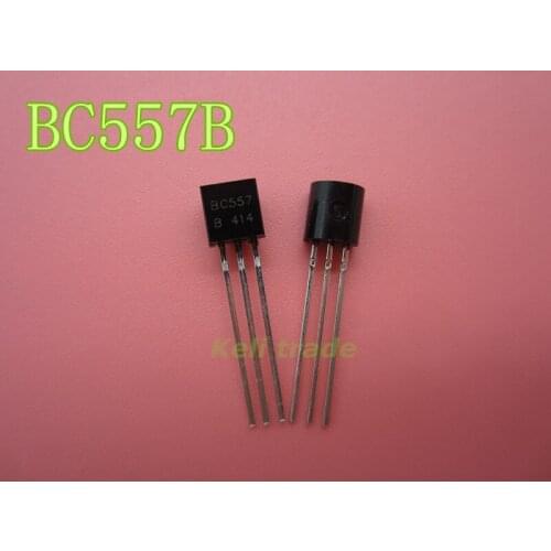 New Transistor BC557 0.1A/45V PNP transistor TO-92 1000PCS
