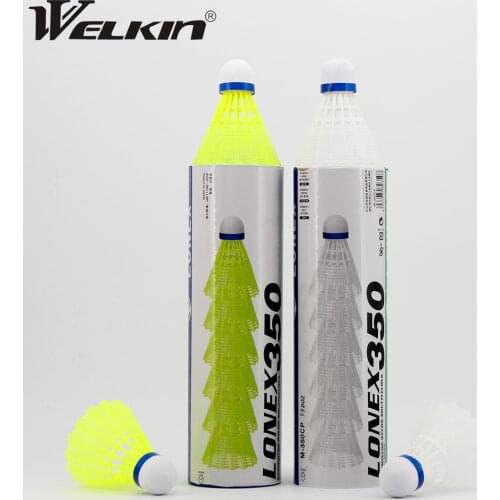 Strong Nylon Shuttlecock Table Fiber Ball Head Full Round Wool Style Plastic Badminton for Outdoor Training Use Durable 6pcs/set