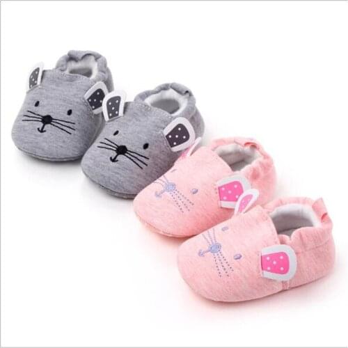 New Baby Cotton Shoes Lovely Cartoon Infants Soft Shoes Antislip First walkers Spring Autumn Newborn Boys Girls Crib Shoes