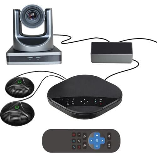 USB Skype Web Video Audio Conference Solution 12X Zoom USB 3.0 Network PTZ Camera with Expansion Microphone Speaker System