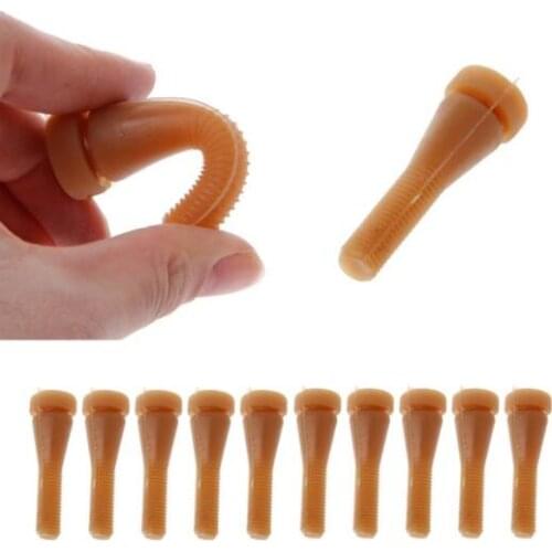 20 pcs 6 cm Poultry Plucking Fingers Hair Removal Machine Glue Stick Chicken Plucker Beef tendon material corn rod