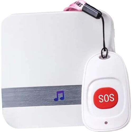 1Set Wireless Transmitter Receiver Personal alarm for Wireless help Home Care Alert Calling System SOS Call For Elderly Pregnant