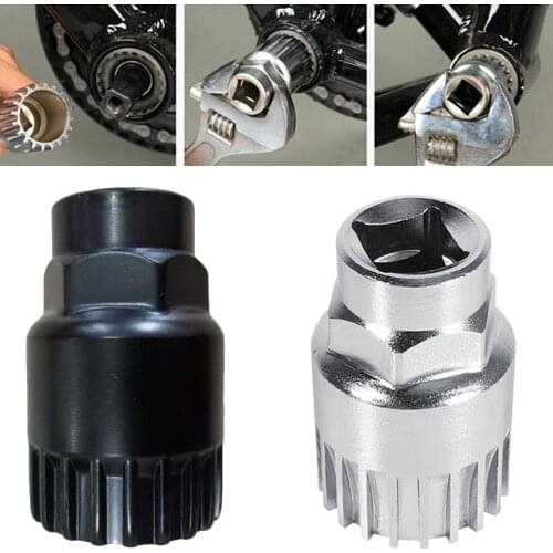 20T Bicycle Square Hole Axis Sleeve Bottom Bracket Remove Axis Sleeve Bicycle Repair Tool Accessories