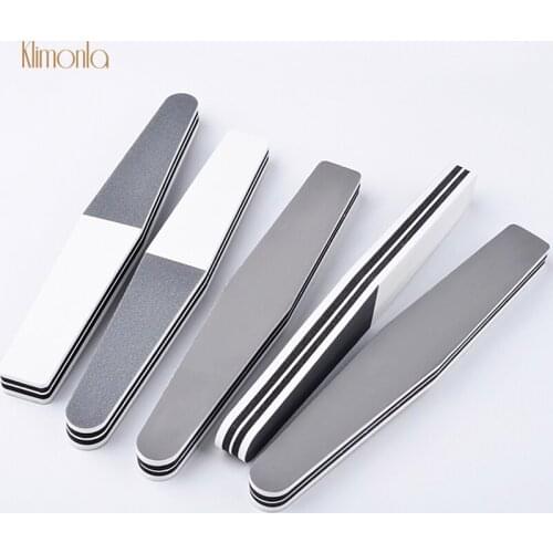 30pcs/lot Gray White Nail Sanding Buffing Block Files Sponge Nail Polishing File Professional Manicure Buffer Pedicure Nail Tool