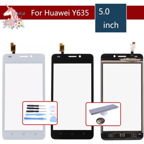 5.0" For Huawei Ascend Y635 Y635-L21 LCD Touch Screen Digitizer Sensor Outer Glass Lens Panel Replacement
