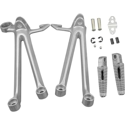Aluminum Alloy Rear Passenger Foot Pegs Footrest Brackets for SUZUKI 07 08 GSX-R 1000 K7Motorcycle Spare Part Accessories