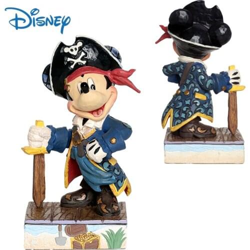 Disney Genuine Mickey Mouse Action Figure Collection Model Toys Boxed Resin Dolls Decor Anime Figures Ornaments Gifts for Boys