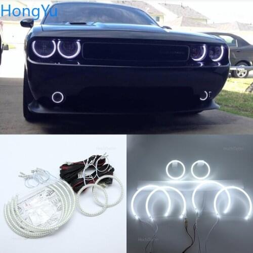 For Dodge Challenger 2008 2009 2010 2011 2012 2013 2014 Smd Led Angel Eyes kit Excellent Ultra bright illumination DRL