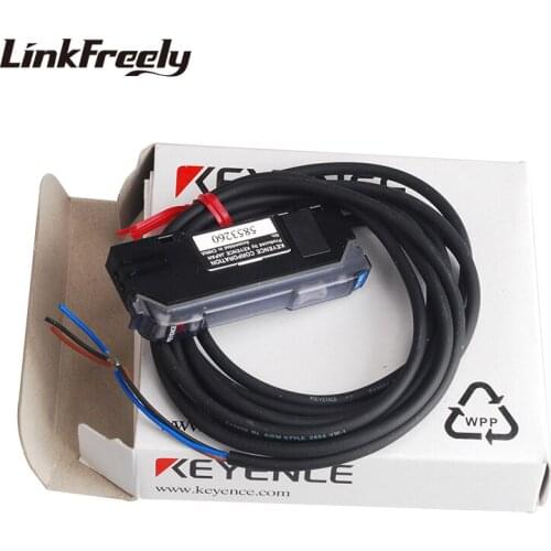 FS-V21 Dual Digital Fiber Sensor Optical Fiber Amplifier Switch Smart LED Light Photoelectric Switch FS PZ Type MicroSwitch