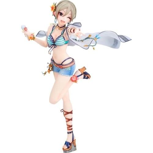 Anime The Idolmaster Cinderella Girls Action Figures Shiomi Syuko 1/7 Model Toys Hand-Made 23 Cm PVC Peripheral Collectible Gift