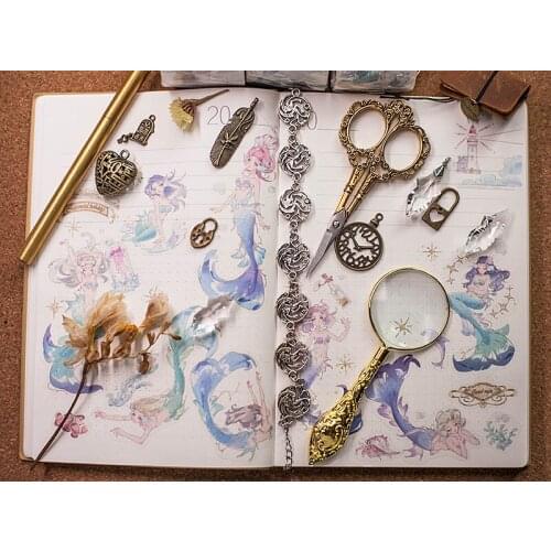 Fairy Mermaid Holidays Washi Tapes Bullet Journal Masking Tape Adhesive Tape DIY Scrapbooking Washi Stickers