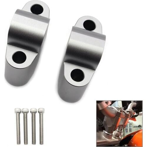 Handlebar Risers Mount Clamp Kit CNC Aluminum For KTM DUKE 125 200 390 2011 2012 2013 2014 2015 2016 Motorcycle
