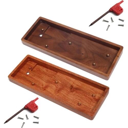 Customized Shell Base Wooden Case Customized Shell Base Rosewood Walnut Wood For ANNE PRO2 Mechanical Gaming Keyboard Wooden Cas