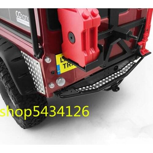 Metal Slip-proof Rear Bumper For 1/10 Rc Car Traxxass Trx-4 Chassis Remote Control Car Rc Crawler Accessories Diy Parts