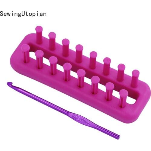 DIY Knitting Loom Scarf Sweater DIY Weaving Knitting Tools for Scarf Socks Sewing Scarves DIY Craft Tool Mini Loom Kit Tool Set