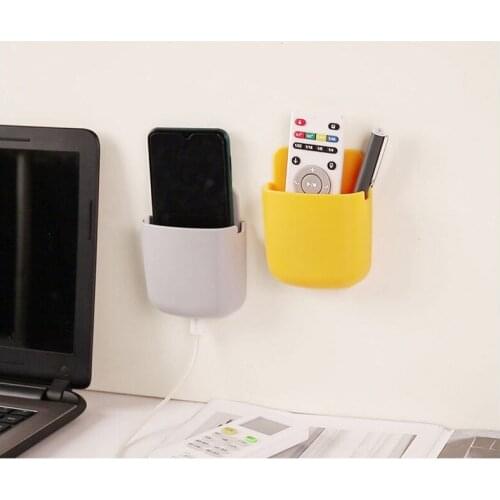 Wall-Mounted Storage Box Remote Control Storage Box air Conditioning Remote Control TV Storage Box Phone Holder