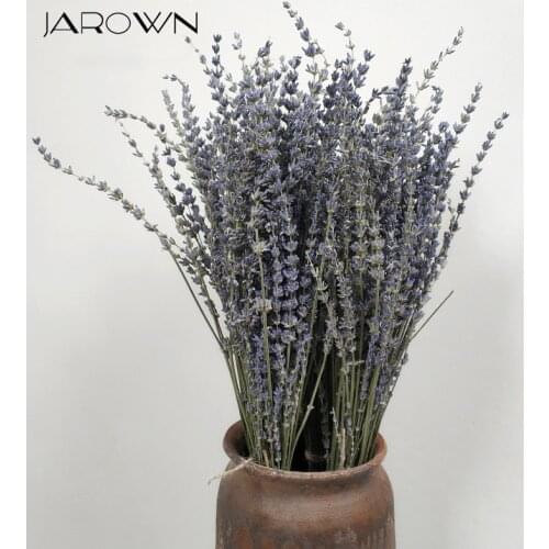 JAROWN Natural Dried Flowers Beautiful Lavender Bouquet Immortal Flower Wedding DIY Decorative Home Garden Living Room Decor