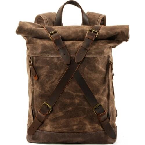 2021 New Backpack Male European American Outdoor Travel Bag Anti-Theft Computer Backpack Waterproof Rucksack Mountaineering Bag