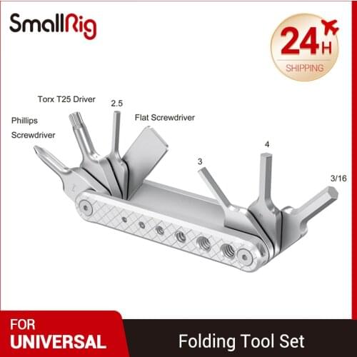 SmallRig DSLR Camera Rig Folding Tool Set with Screwdrivers and Wrenches 2213