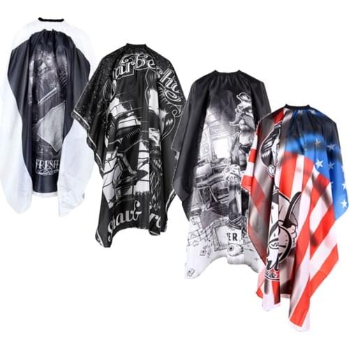 4 Colors Hairdressing Salon Barber Cutting Cape Water-proof Gown Hairdressing Cloth Haircutting Gown Apron for Kids Adults