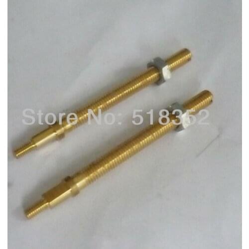 Dia. 5.8mmx80mm Conductive Brass Rod of Wire Cut EDM Wearing Parts
