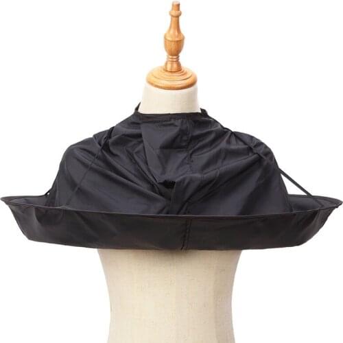 Adult Child Hair Cutting Cloth Pattern Waterproof Salon Barber Haircut Cape Hairdresser Gown Apron Black Blue Styling Tools