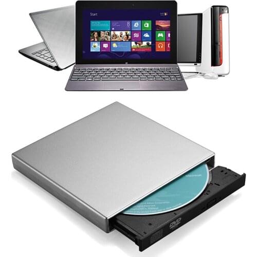 USB 3.0 Slim External CD Player Portable dvd player DVD Reader Writer Drive Burner Optical Drives For Laptop Computer freeship